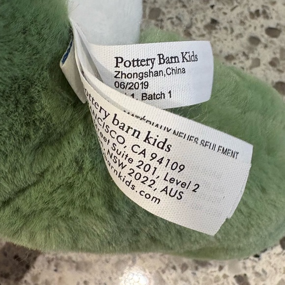 Pottery Barn kids green dinosaur light up plush with video! - Picture 8 of 9